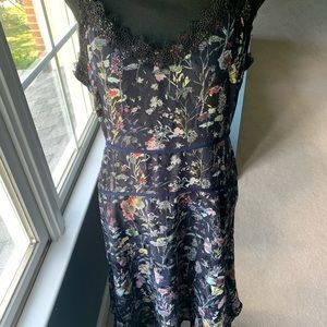 Navy blue maxi dress